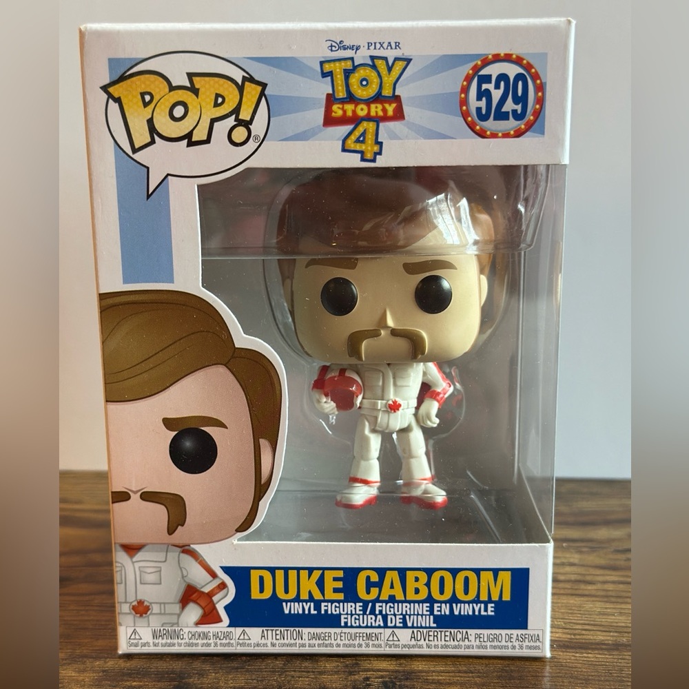 Funko Pop Duke Caboom Figure - Red and White
